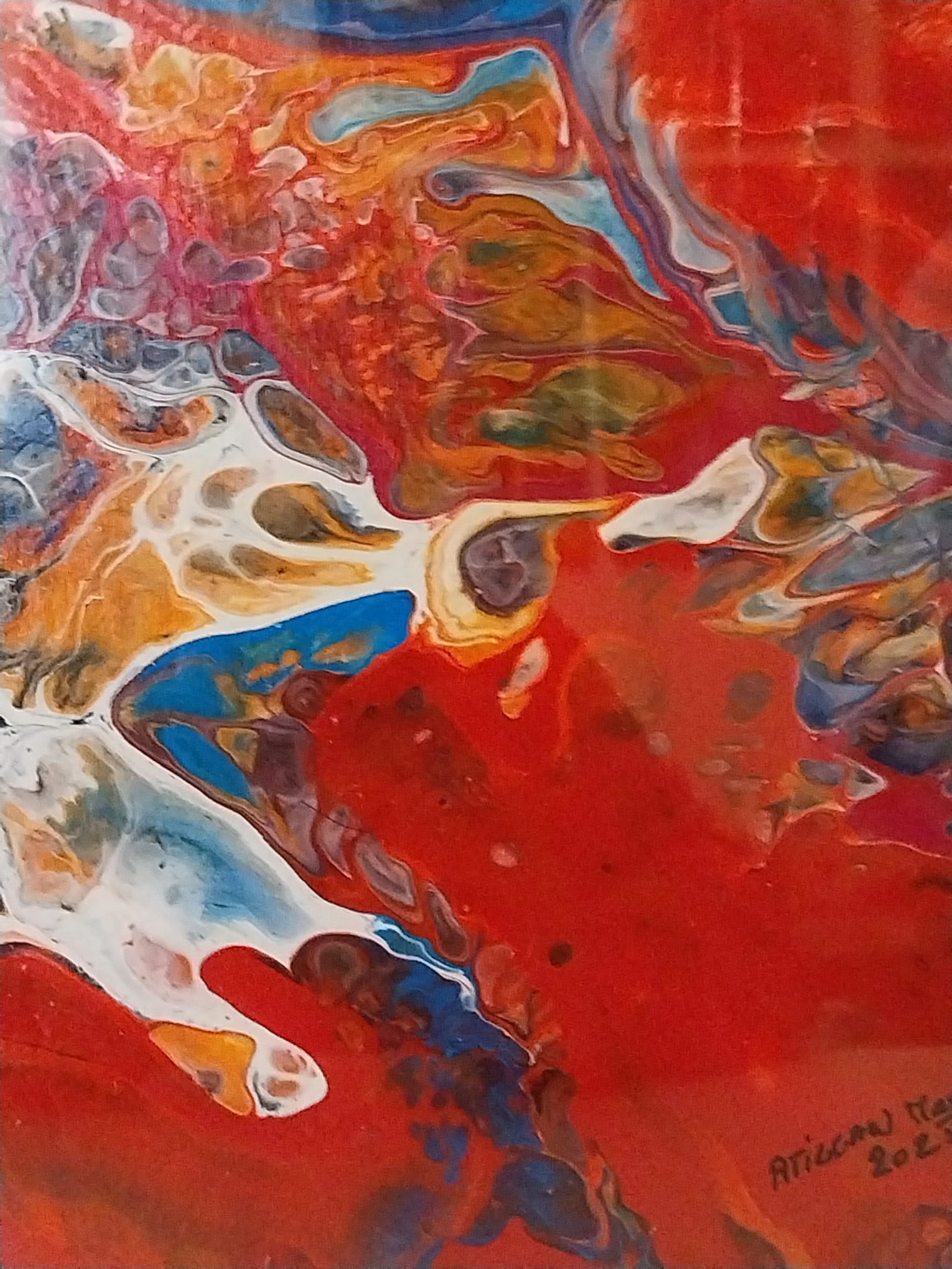 Ombre fluide - 60x80