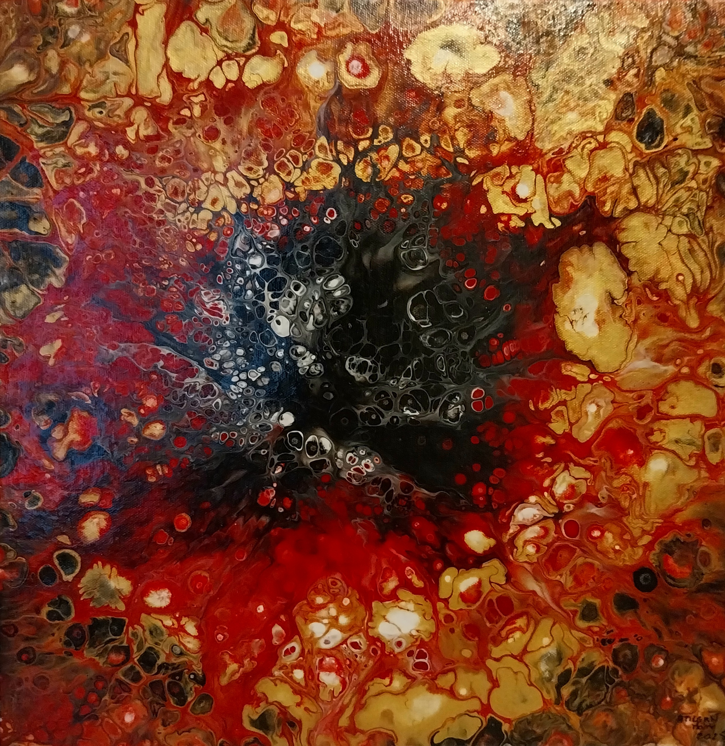 Silence coloré 40×40