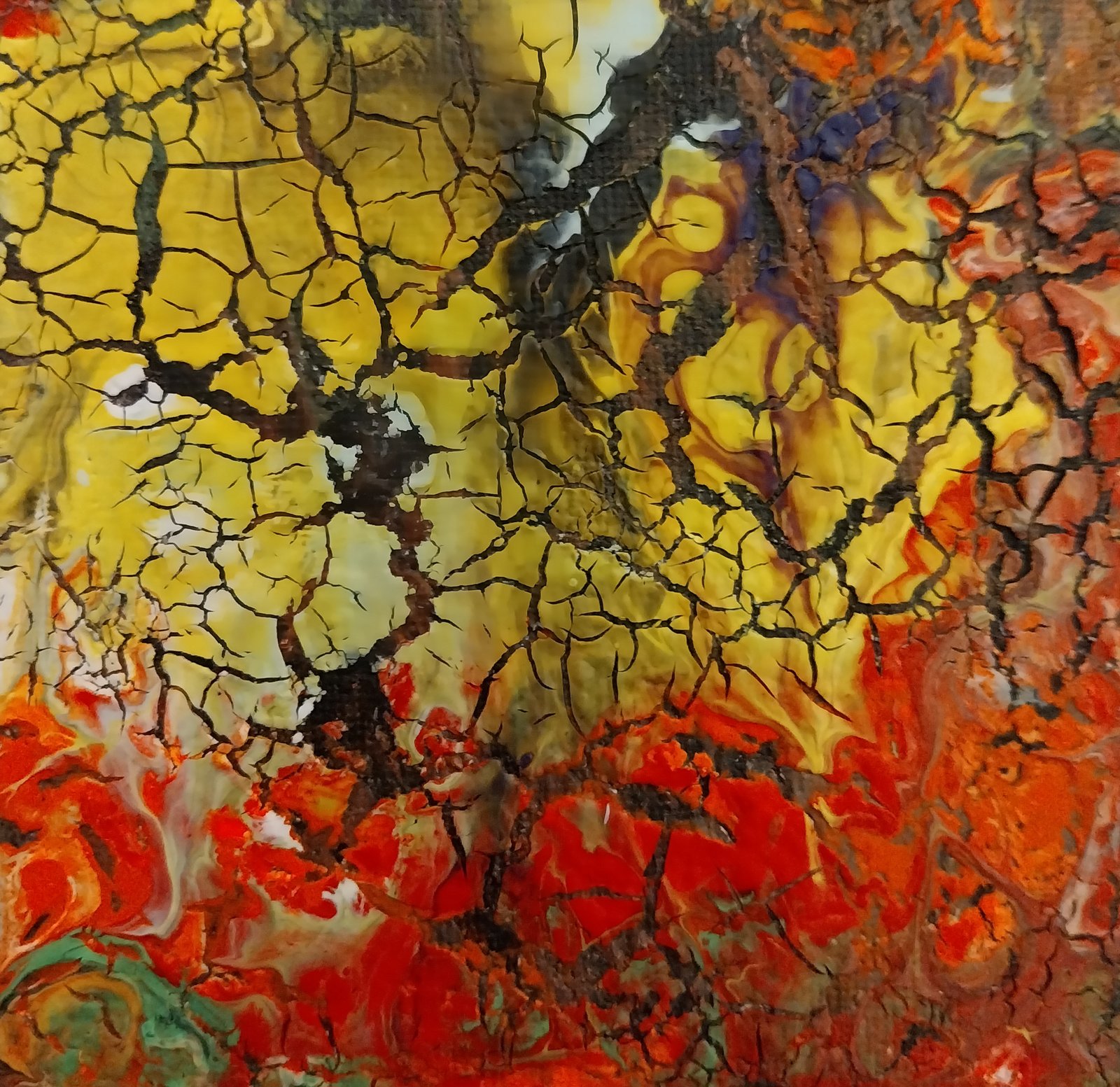 Fissures 40×40